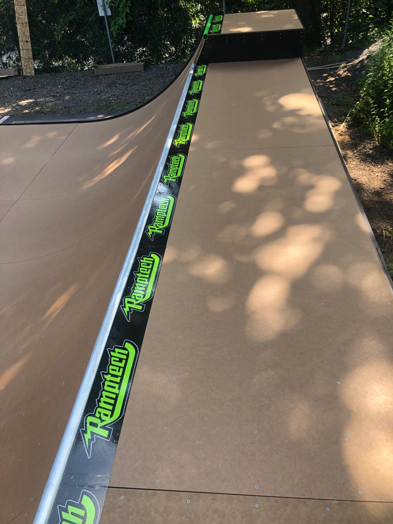 In Line Ramps Skateboard Ramp | 4'x24' Half Pipe Kit | Weatherproof | Ramptech Ramps ...