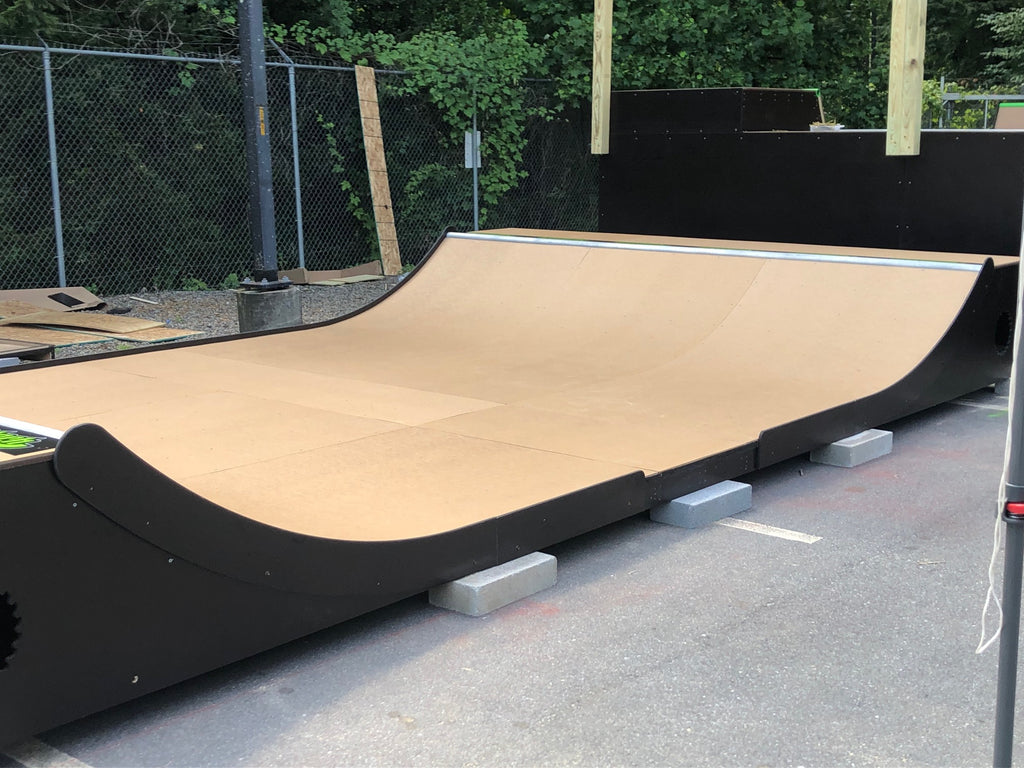 In Line Ramps Skateboard Ramp | 3'x12' Half Pipe Kit | Weatherproof | Ramptech Ramps ...
