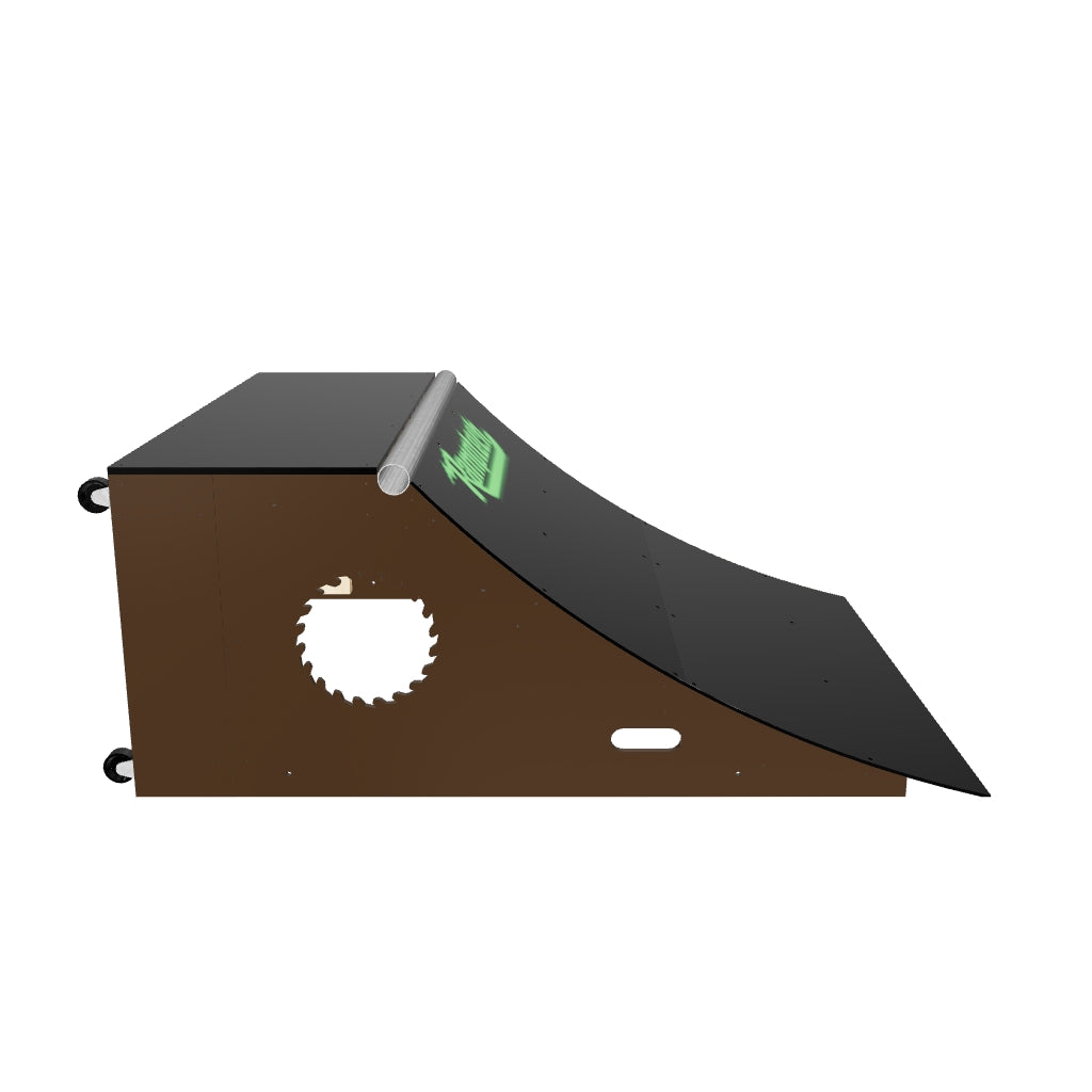 2x4 Ramp Skateboard Ramp | 2'x4' Quarter Pipe | Weatherproof | Ramptech Ramps ...