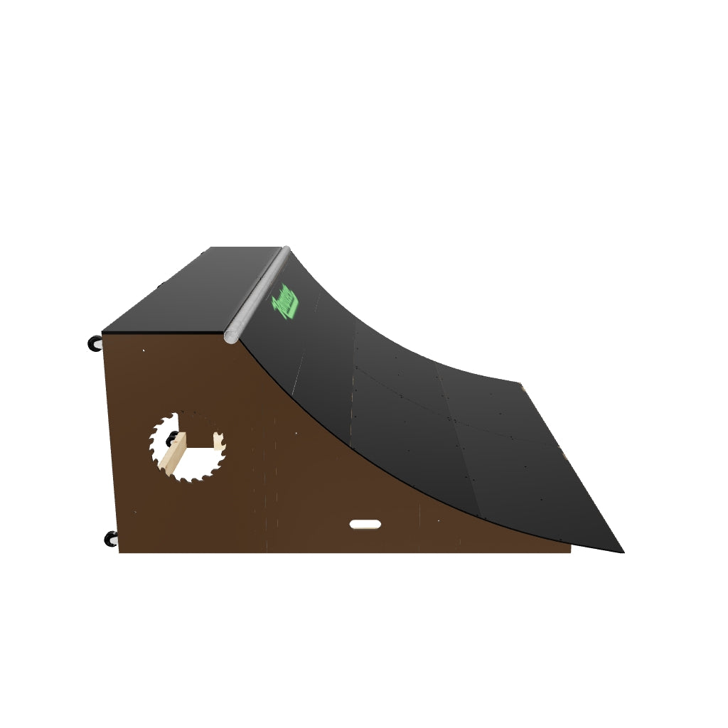 Skateboard Ramps 3'x8' Quarter Pipe (Two Ramps) Weatherproof