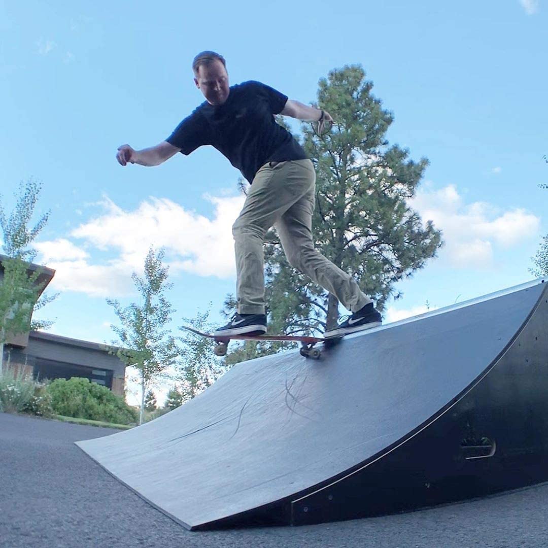 Skate Ramp 2 Skateboard Ramp | 2'x6' Quarter Pipe | Weatherproof | Ramptech Ramps ...