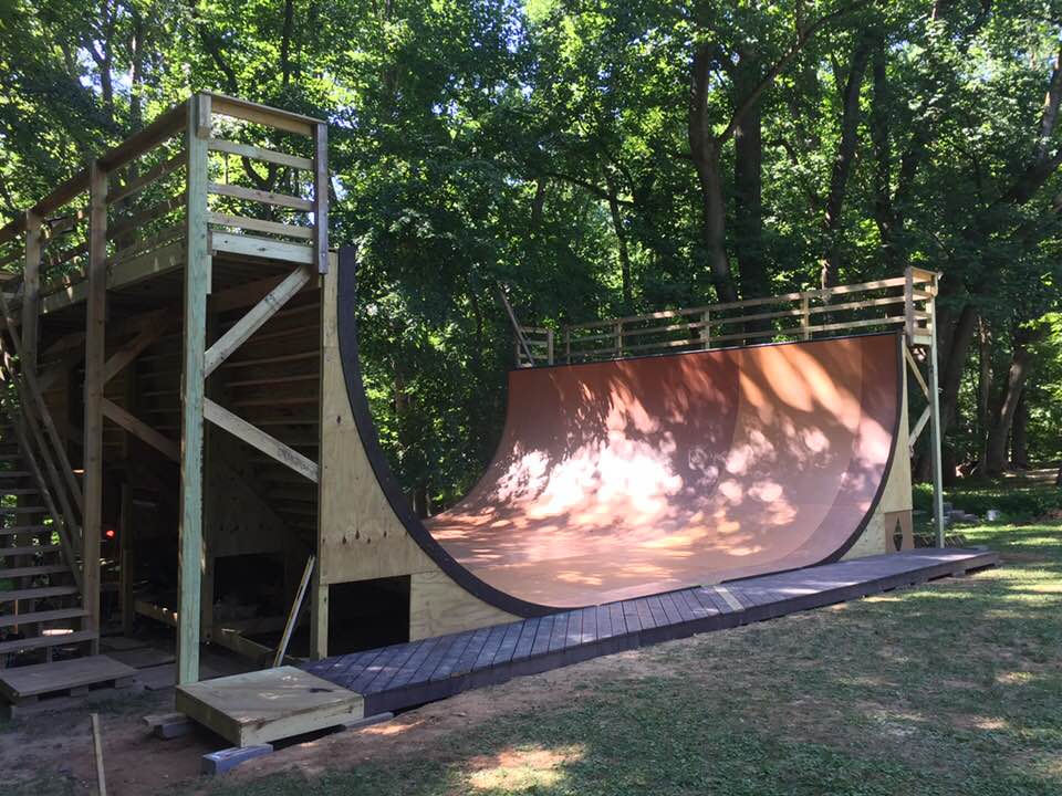 Bernstein Ramp 12' x 40' Vertical Half Pipe Design Consultation | Custom Ramp Quote ...
