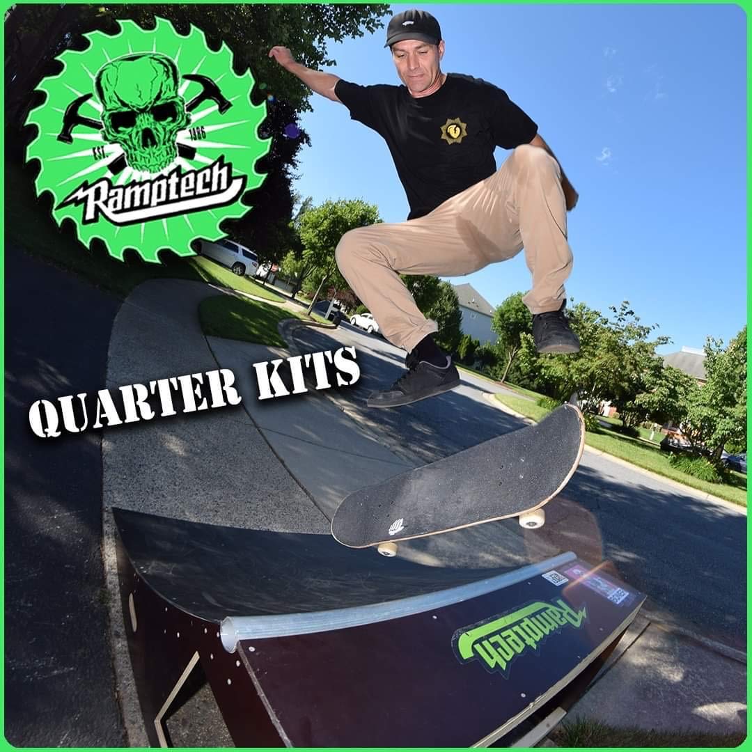 2x4 Ramp Skateboard Ramp | 2'x4' Quarter Pipe | Weatherproof | Ramptech Ramps ...