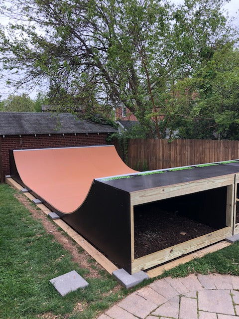 Skateboard Ramp | 3'x16' Half Pipe Kit | Weatherproof | Ramptech Ramps ...