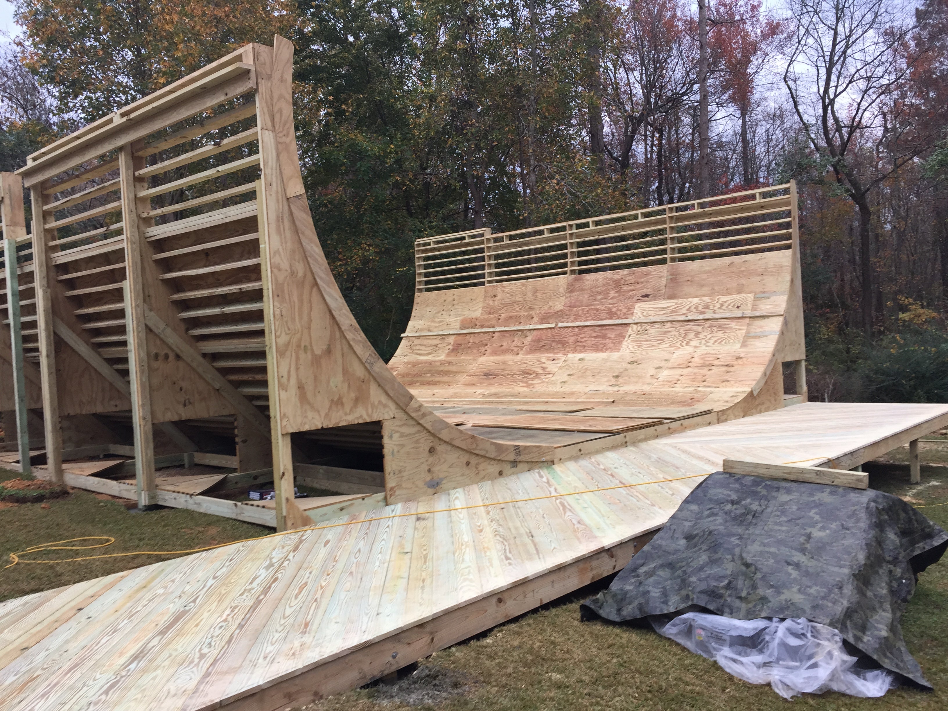 12' x 40' Vertical Half Pipe Design Consultation | Custom Ramp Quote ...
