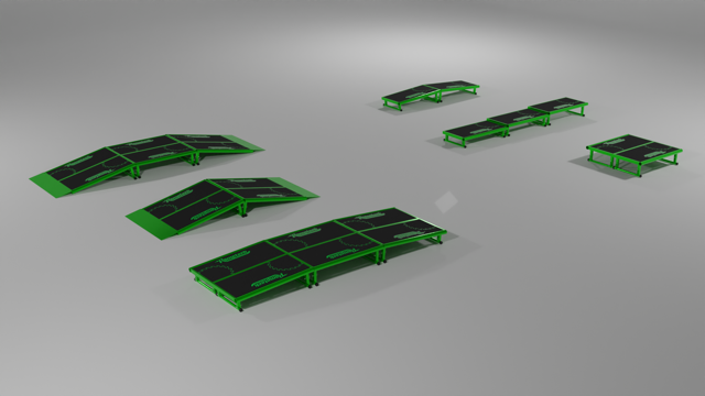 5-0 FlyRail | Modular/Expandable | Adjustable Height – Ramptech.com