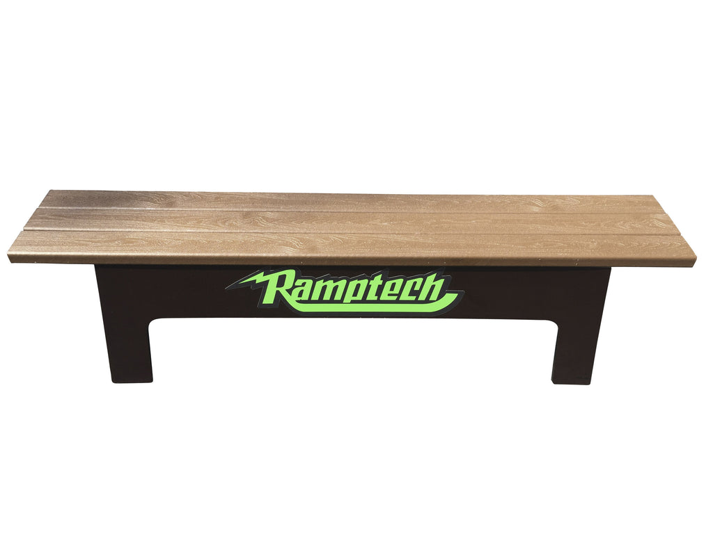 Bench And Ramp Skateboard Ramp | 5' Long Skate Bench | Weather Resistant | Ramptech ...